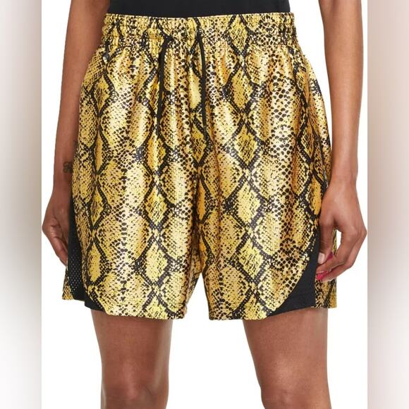 Nike Pants - Nike Dri-Fit Rebel Fly Vivid Sulfur Basketball Shorts Women’s Size Small